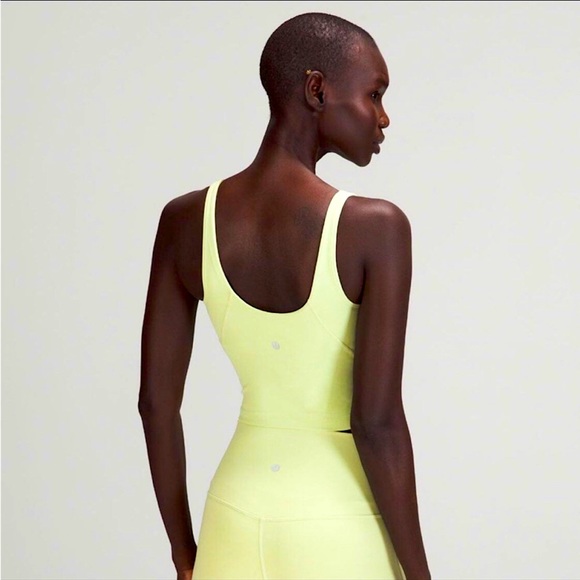 NEW Lululemon Align Cropped Tank in Creamy Mint - Picture 3 of 4